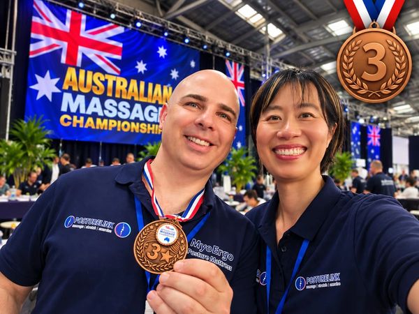2026 AUSTRALIAN MASSAGE CHAMPIONSHIP
Remedial Massage Category
Third Place/Bronze Medal-POSTURE LINK