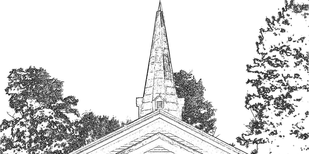Drawing of North Richmond United Methodist Church Steeple. Note: Church has since closed.