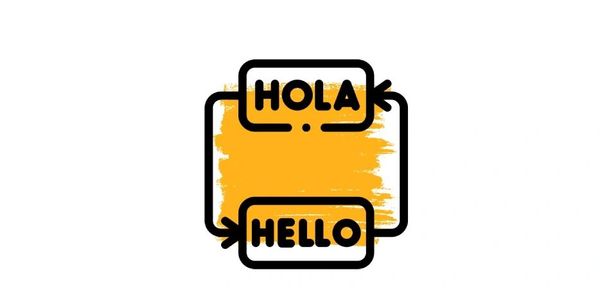 Icon showing Hello translated to Hola