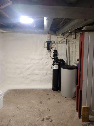 Spray Foam on basement walls