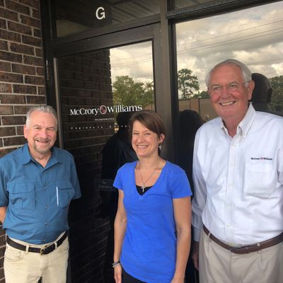 Merlin Miller (left), Carah Hall (center) Billy Wilkerson (right)