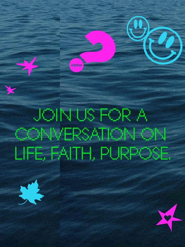 Join us for a conversation on Life, Faith, Purpose