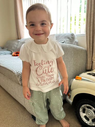 Heat press vinyl applied to a shirt