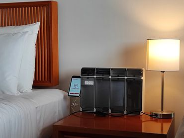 Pandora P500 hotel instant room retail IoT device hotel room photo