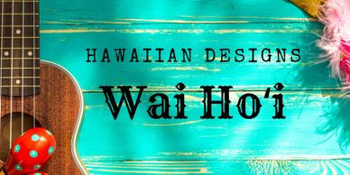 Wai Ho'i Hawaiian jewelry designs of earrings and necklaces with island themes