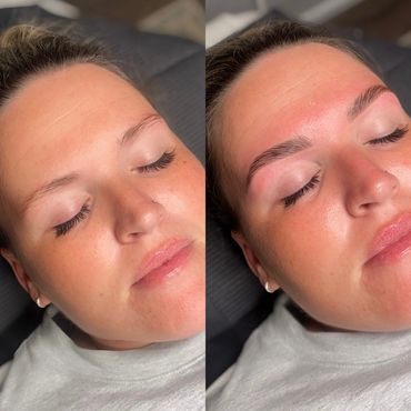 Brow lamination wax and tint