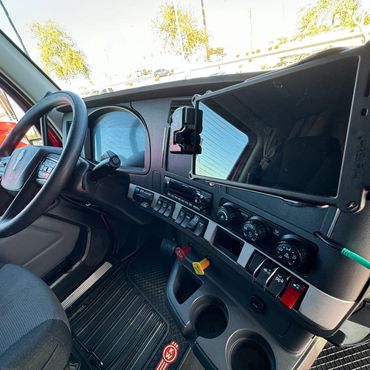 semi truck interior cleaning