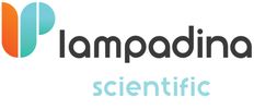 Lampadina scientific logo, consultancy focusing on lab sustainability.