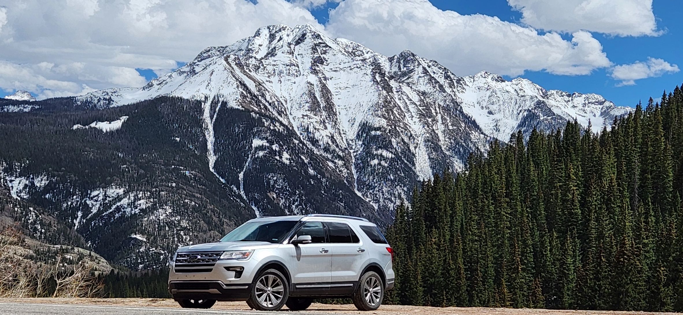 Breckenridge AWD SUV rental with snow tires, delivered to hotel or Airbnb in winter