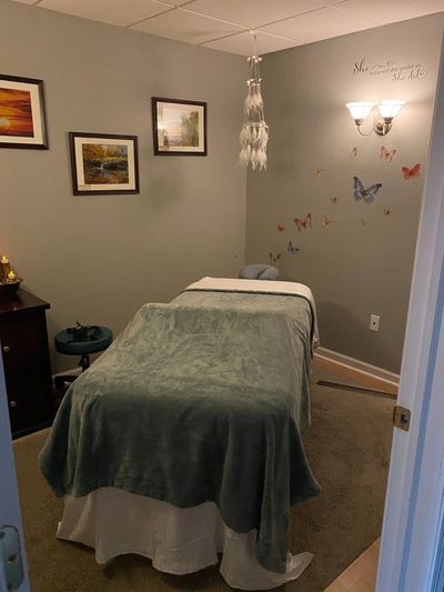 Mansfield Massage Therapy. massage room.  massage table