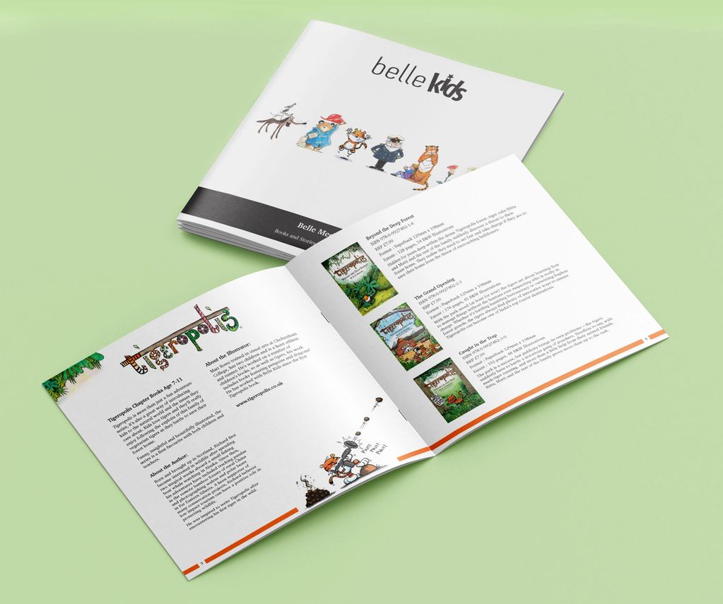 Open catalogue brochure design.
