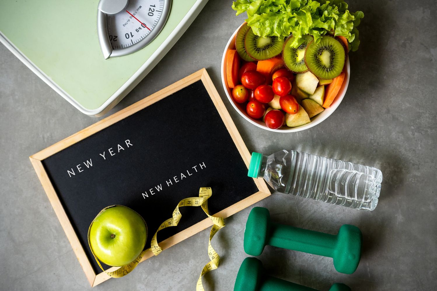 Healthy food for a healthy new you