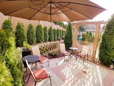 Enjoy one of our outdoor seating areas!