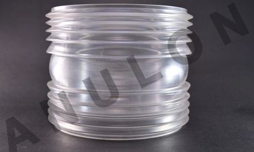 Acrylic machined round tube manufactured in India by plastic abhiyanta