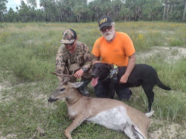 Jett is a fine black lab that went through our advanced blood tracking program.