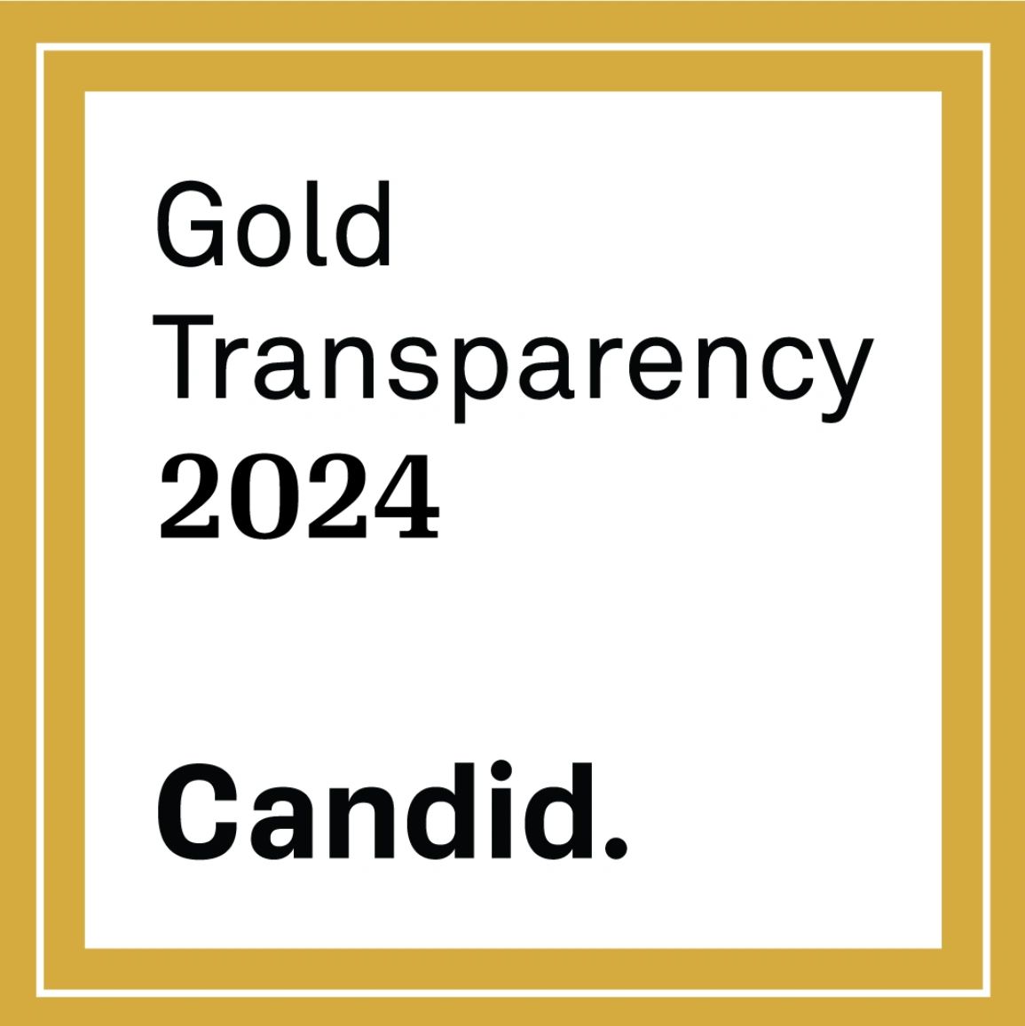 Candid Gold Seal of Transparency on GuideStar