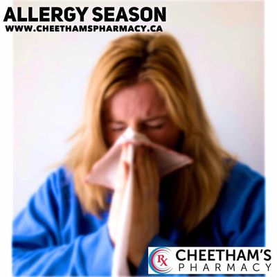 Allergy Season - Cheetham's Pharmacy Saskatoon