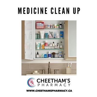 Medicine Clean up - Cheetham's Pharmacy Saskatoon