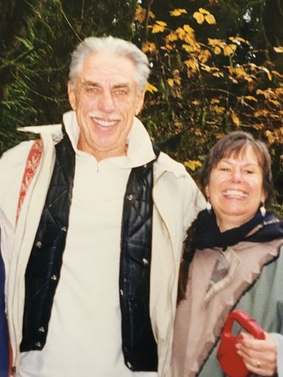 Starfeather with Charles Lawrence, one of her Spiritual teachers.