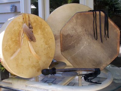 Handcrafted drums by Starfeather Marcy