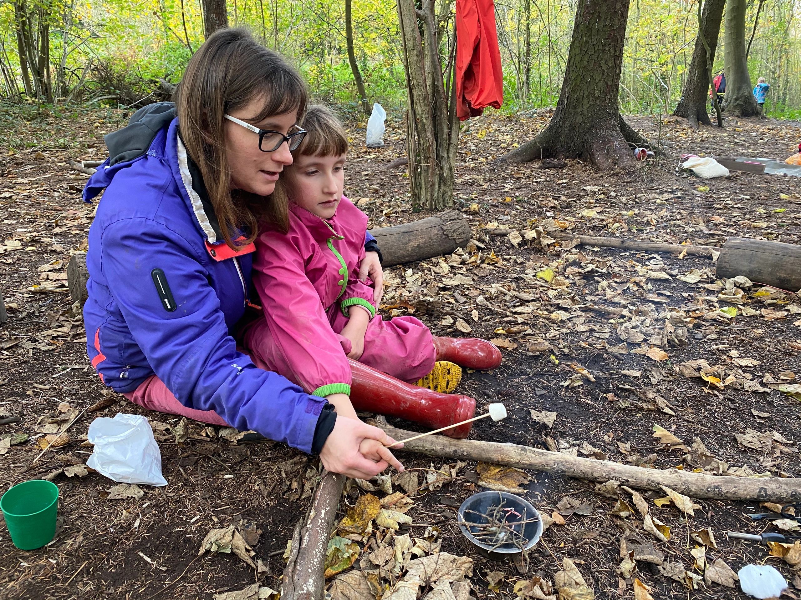 Family Forest School for children with additional needs. 