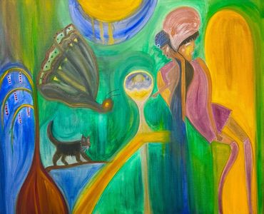 Fortune Teller
oil on canvas
30 x 24 inches