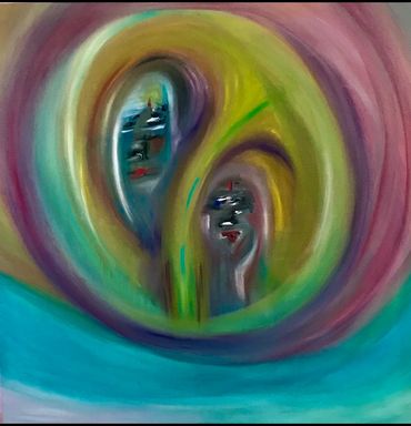 Mother and Daughter
oil on canvas
30 x 30 inches