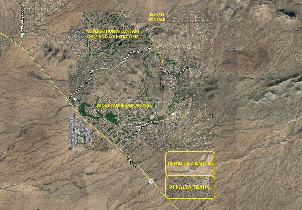 Peralta Canyon, Peralta Canyon Homes, Peralta Canyon Map, Peralta Canyon Subdivision, Gold Canyon