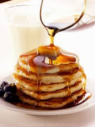 Wisconsin Pure Maple Syrup goes great with fresh made pancakes