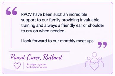Testimonial praising RPCV support and monthly meet ups.