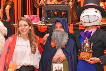 Howl's Moving Castle group costume, all made by Walking Legend Studios. First place contest winner.