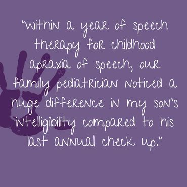 apraxia intelligible speech therapy