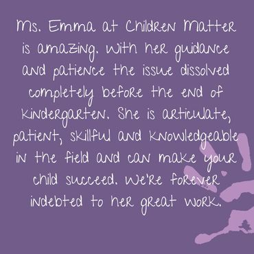 testimonial parent emma halfacre patience guidance skills