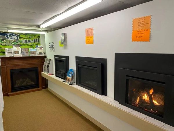 fireplace insert showroom in Renton Washington