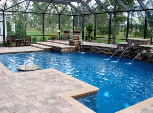 Water Bowls, Pool Fountain, Pool Bar Table,