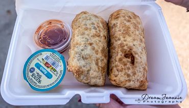 Each order of savory eggrolls comes with 2 sauces!