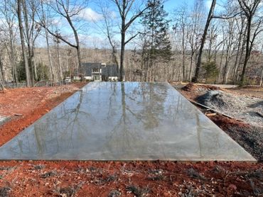 Slab for a garage in Hendersonville, NC!