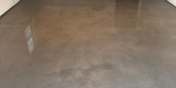 Polished floor in Asheville, NC