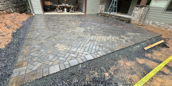 Permeable pavers in Black Mountain!