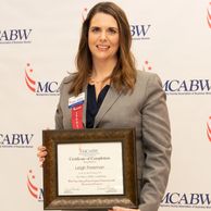 Leigh Freeman graduates from MCABW mentor program