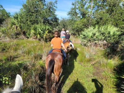 Palm City Farms Association members horseback riding trail