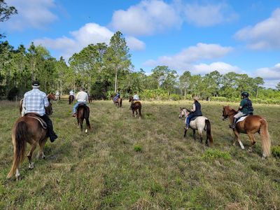  Palm City Farms Association members horseback riding trail