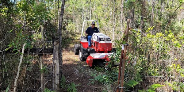 Maintaining trails for Palm City Farms Association
