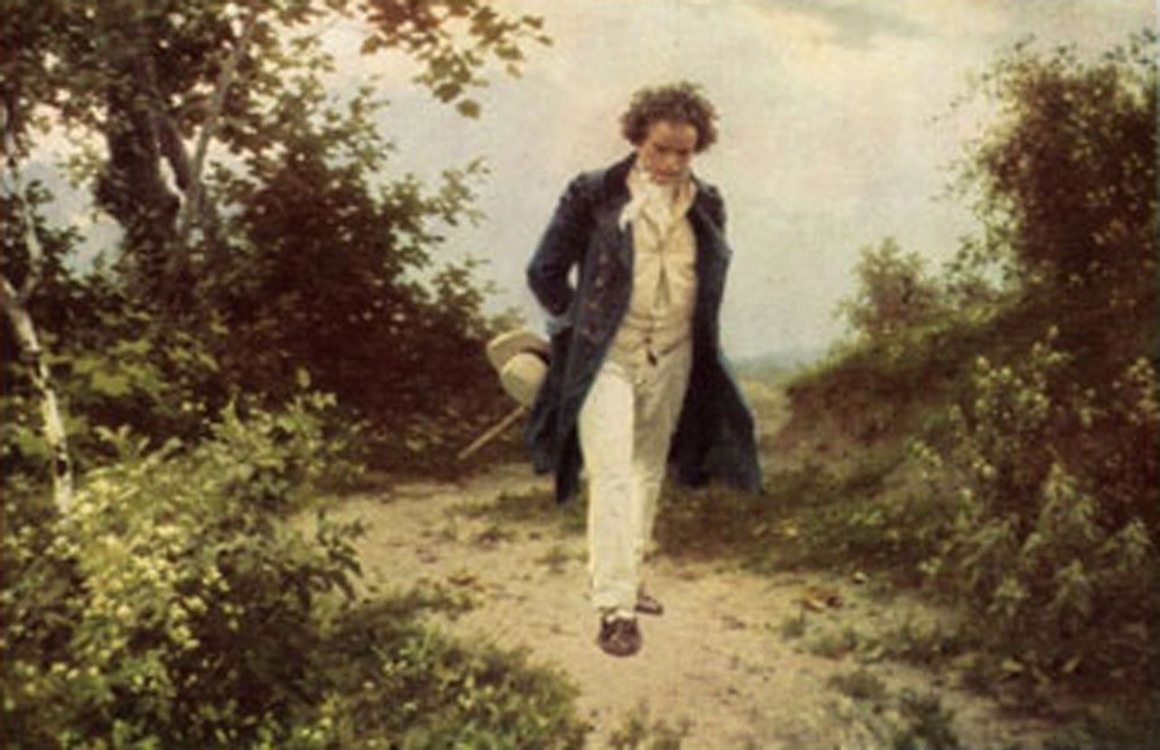 Beethoven in the forest