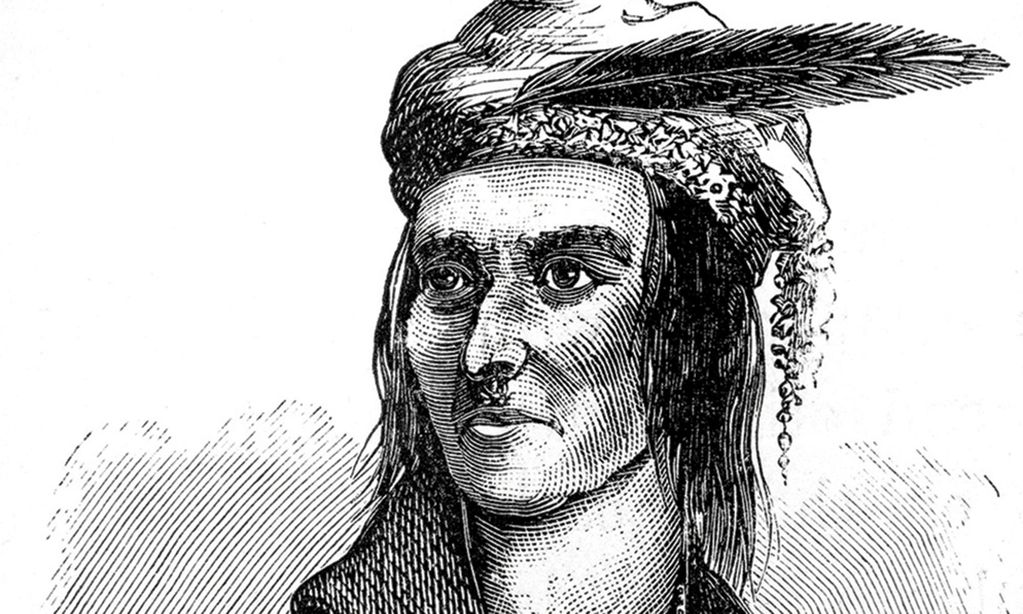 Shawnee Chief Tecumseh (1768-1813)