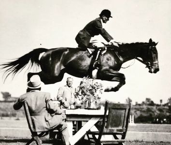 Egon Jumping the Trophy Table in the 1940's, Malibu California