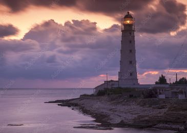 Light House (Purple Dawning)