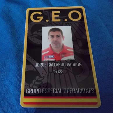 ID Card Grupo Especial de Operaciones
Jorge Gallardo Padrón DJ Entertainment, Carnet, Identificación