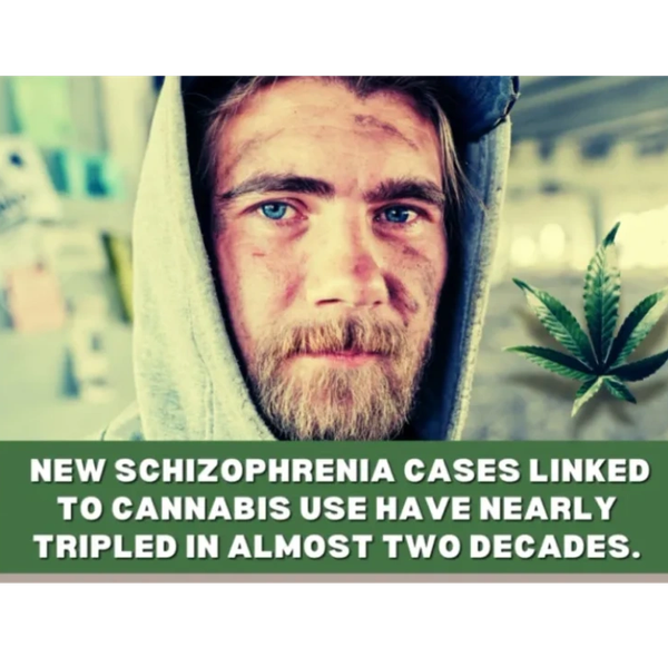New schizophrenia cases linked to cannabis nearly tripled in two decades.