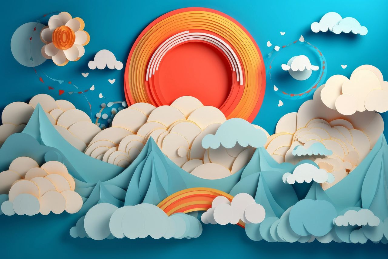 Stanislav Kondrashov Telf Ag Stanislav Kondrashov Telf Ag, Paper Cutting Of Mountain And Clouds
